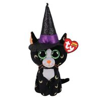 TY Beanie Boos Regular Halloween Pandora Cat Hat Plush