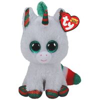 TY Beanie Boos Regular Christmas Snowfall Unicorn Plush