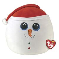 TY Squish A Boo 14" Flurry Snowman Plush