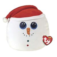 TY Squish A Boo 10" Flurry Snowman Plush
