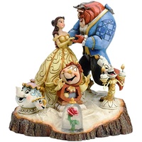 Jim Shore Disney Traditions - Beauty & the Beast - Carved by Heart