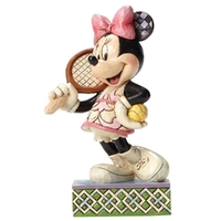 Jim Shore Disney Traditions - Minnie Mouse Tennis Anyone Figurine