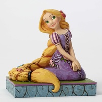 JIM SHORE DISNEY TRADITIONS - RAPUNZEL PERSONALITY POSE BE CREATIVE FIGURINE