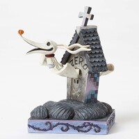 Jim Shore Disney Traditions - The Nightmare Before Christmas - Zero & Dog House Statue