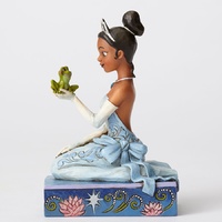 Jim Shore Disney Traditions - Tiana with Frog - Resilient and Romantic