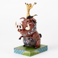 Jim Shore Disney Traditions - Timone Pumbaa - Carefree Cohorts Figurine