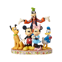 Jim Shore Disney Traditions - Mickey Mouse & the Fab Five - Gang's All Here