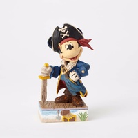 Jim Shore Disney Traditions - Mickey Mouse Pirate - Set Sail for Adventure Figurine