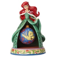 Jim Shore Disney Traditions The Little Mermaid Ariel Christmas Tidings of Wonder Statue