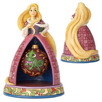 Jim Shore Disney Traditions Tangled Rapunzel Christmas Tidings of Joy Statue