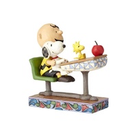 Jim Shore Peanuts Collection - Charlie Brown Teachers Pet Figurine