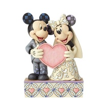 Jim Shore Disney Traditions - Mickey And Minnie Mouse Wedding - Two Souls One Heart