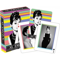 Audrey Hepburn Playing Cards