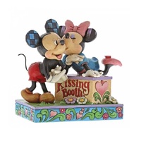 Jim Shore Disney Traditions - Mickey And Minnie Mouse Kissing Booth Figurine