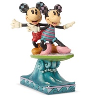 Jim Shore Disney Traditions - Minnie & Mickey Mouse - Surf's Up Statue