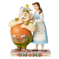 Jim Shore Disney Traditions - Beauty & The Beast - Belle & Maurice - Devoted Daughter
