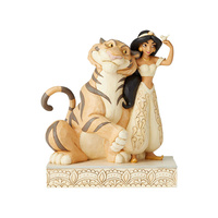 Jim Shore Disney Traditions - Aladdin - Jasmine White Woodland - Wondrous Wishes