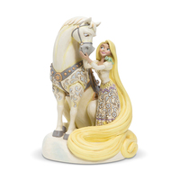 Jim Shore Disney Traditions - Tangled - Rapunzel White Woodland - Innocent Ingenue