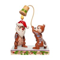 Jim Shore Disney Traditions Chip and Dale Christmas Statue