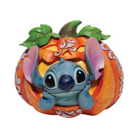 Jim Shore Disney Tradition Statue - Lilo & Stitch - Stitch in Jack O'Lantern 