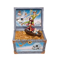 Jim Shore Disney Traditions - Peter Pan - Treasure Chest - Treasure-Strewn Tableau