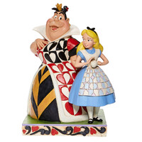 Jim Shore Disney Traditions - Alice in Wonderland - Alice & Queen of Hearts Statue