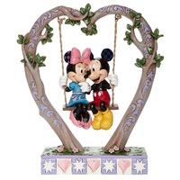 Jim Shore Disney Traditions - Mickey & Minnie Mouse - Sweethearts in Swing