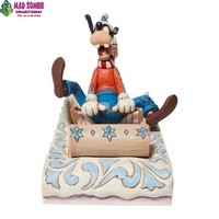 Jim Shore Disney Traditions - Goofy Sledding - A Wild Ride Statue