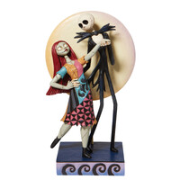 Jim Shore Disney Tradition - Nightmare Before Christmas - Jack & Sally - A Moonlit Dance Figurine Statue