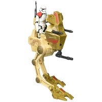 STAR WARS TFA DESERT ASSULT WALKER W/ FIRST ORDER STORMTROOPER OFFICER