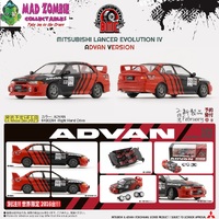 BM Creations 1/64 Scale - Mitsubishi Lancer EVO IV -Advan (RHD)