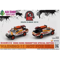 BM Creations 1/64 Scale - Isuzu D-Max 2018 - Repsol Oil with Accessory Pack -RHD