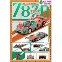 BM Creations 1/64 Scale - Mazda 787b Winner of the 1991 24 hours of Le Mans #55