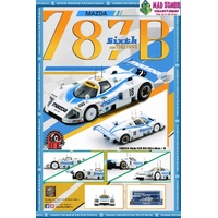 BM Creations 1/64 Scale - Mazda 787B -1991 24h Le Mans #18 White (Canada Exclusive) (PRE-ORDER)