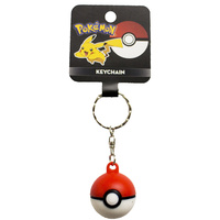 Pokemon Keyring Pokeball Red