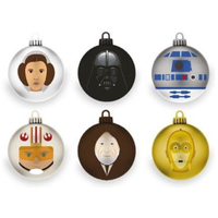 Official Star Wars A New Hope Baubles - Christmas Tree Decorations