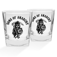 Sons Of Anarchy Set of 2 Spirit Glasses