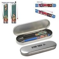 Star Trek Floating Pen Set - Trouble with Tribbles and Spock & Kirk