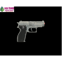 Schroedel - Walther Pistol - 8-Shot Black/Gray (Cap Gun)