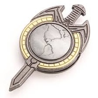 Star Trek TNG Mirror Universe Magnetic Insignia Badge / Pin