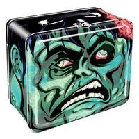 Zombie Head Large Fun Box Tin Tote