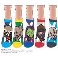 Marvel Kawai Guardians of the Galaxy 5 Pack Ankle Sock Set