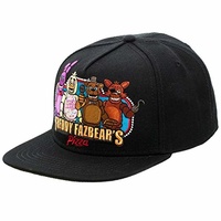 Five Nights At Freddy's Group Black Snapback