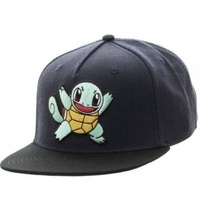 Pokemon Squirtle Color Black Snapback