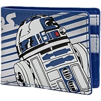 Star Wars R2D2 Blue Striped Bifold Wallet