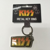 KISS metal key ring