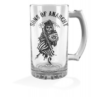 Sons of Anarchy 500ml Stein Glass
