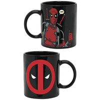 Marvel Deadpool Coffee Mug Eyes Black