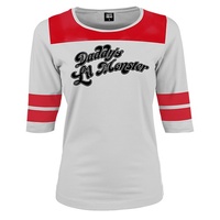 Suicide Squad Harley Quinn Daddy's Lil Monster Raglan