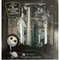 The Nightmare Before Christmas Highball Glasses - Set of 2